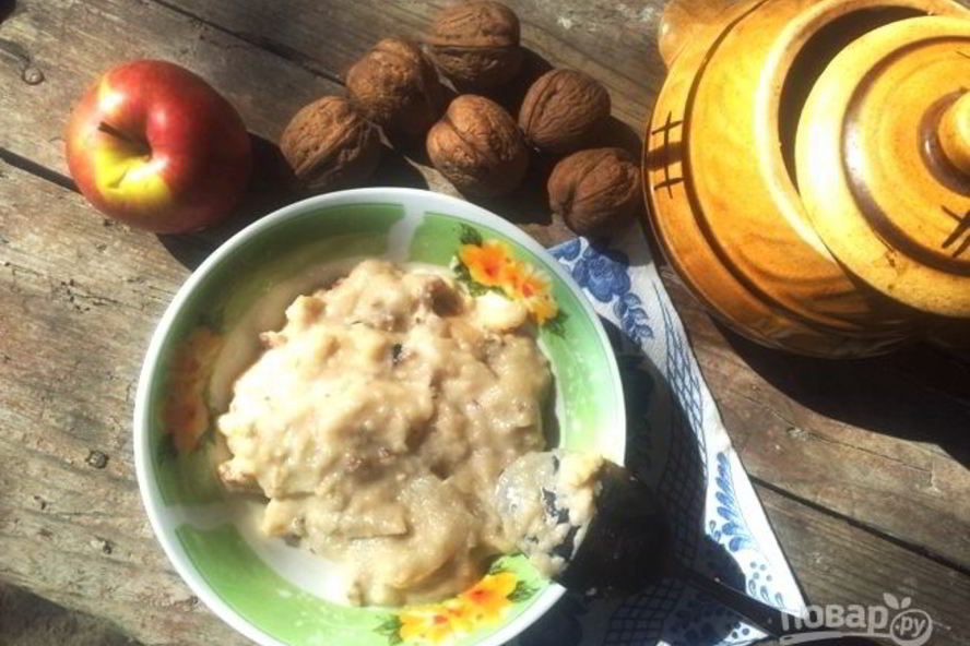 Рецепт манной каши в духовке