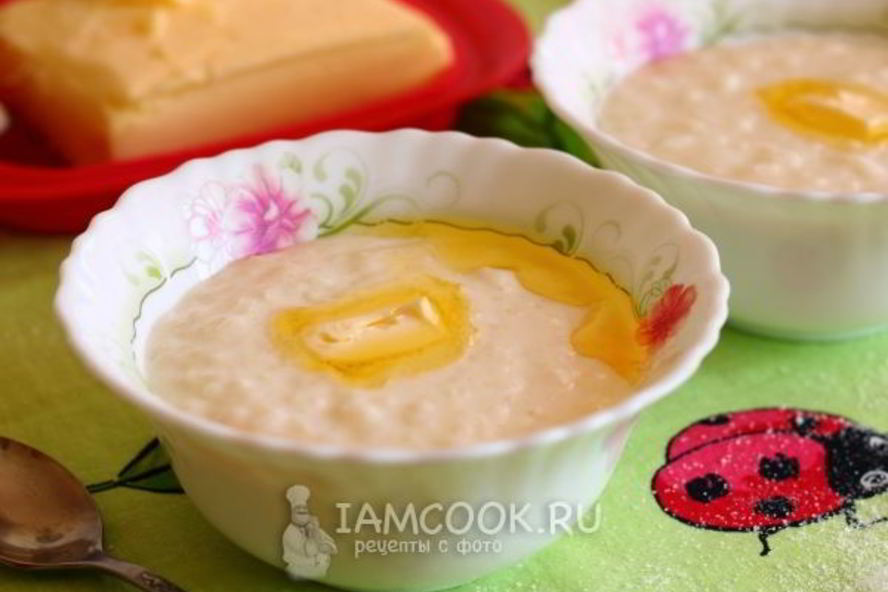 Рецепт молочной каши из риса и манки