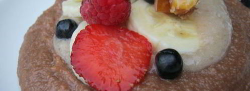 шоколадная манная каша с банановым соусом. Шаг 5