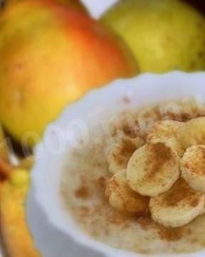 Грушевая овсяная каша