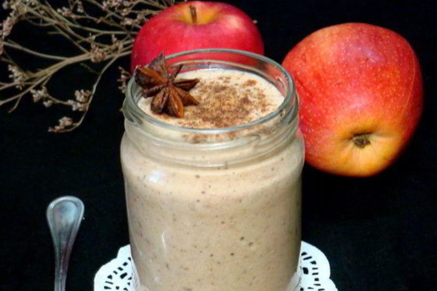 Рецепт карамельно-яблочной десертная овсянка