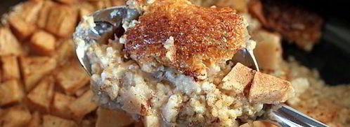 ночная овсяная каша с яблоками и орехами в мультиварке. Шаг 6