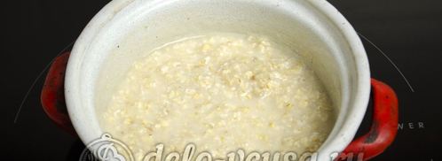 овсяная каша на воде. Шаг 3