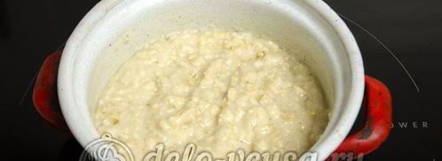 овсяная каша на воде. Шаг 4