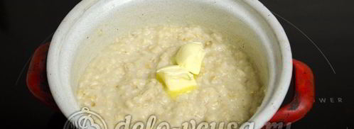 овсяная каша на воде. Шаг 5