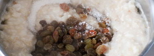 овсяная каша с изюмом. Шаг 3