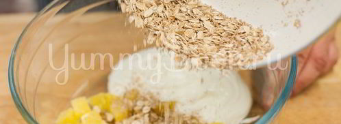 овсянка с йогуртом и апельсином. Шаг 3