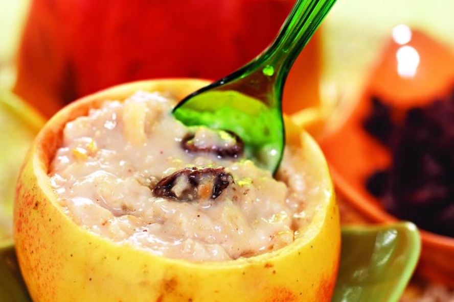 Рецепт овсянки с яблоками