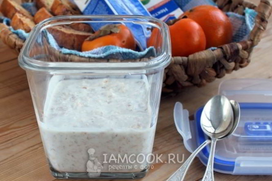 Рецепт овсянки в банке