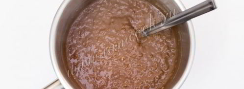 шоколадная овсяная каша. Шаг 7