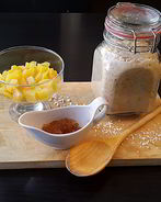 Тропическая овсянка в банке