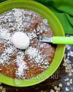 Веганская овсянка с кэробом