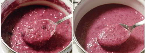 взбитая овсяная каша с ягодами. Шаг 5