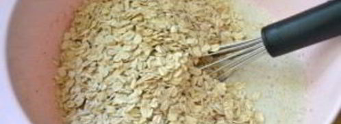 запеченная овсянка с черникой и бананом. Шаг 5