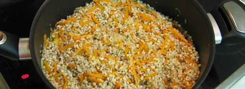 каша перловая в итальянском стиле. Шаг 20