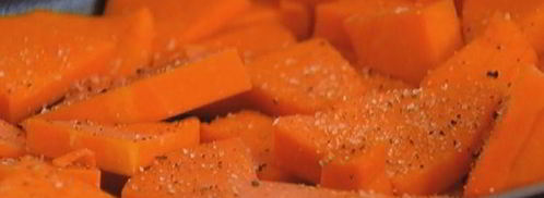 перловая каша с фасолью, тыквой и беконом. Шаг 5