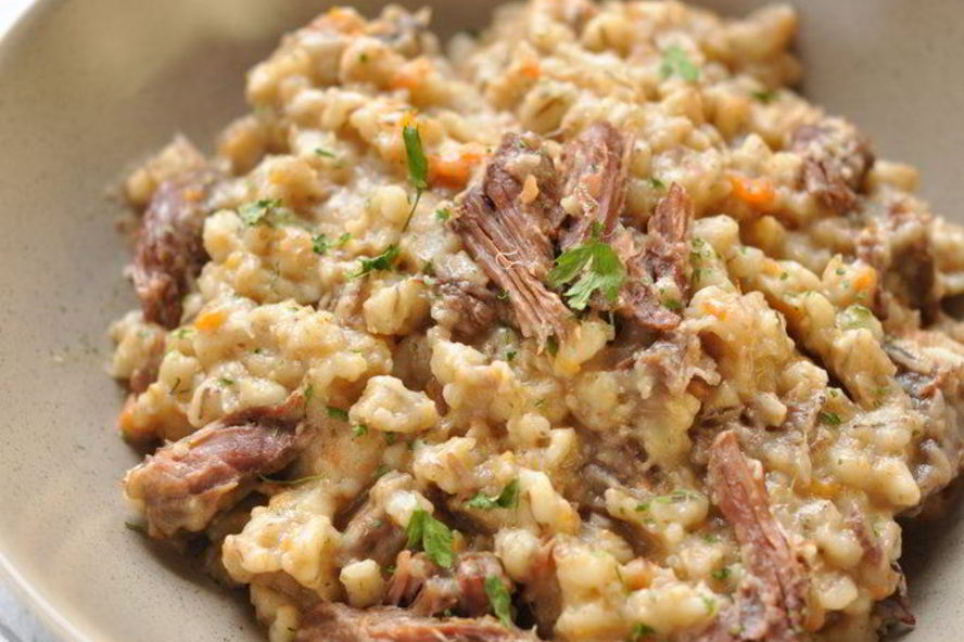 Рецепт перловой каши с говядиной