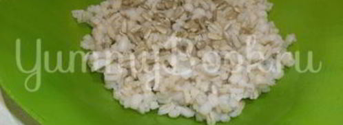 перловая каша с семечками и йогуртом. Шаг 8