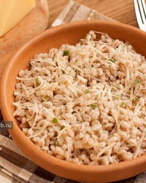 Перловая каша с сыром