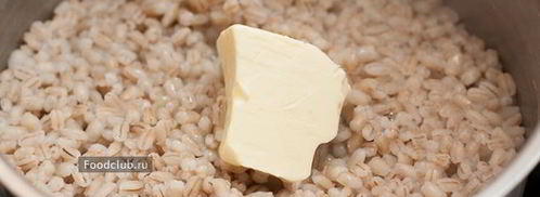 перловая каша с сыром. Шаг 4