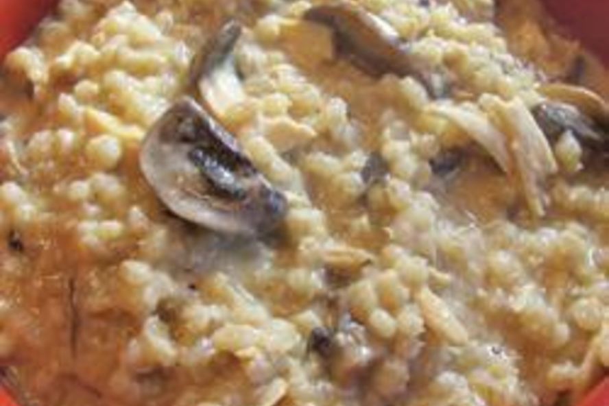 Рецепт перловки с курицей и грибами