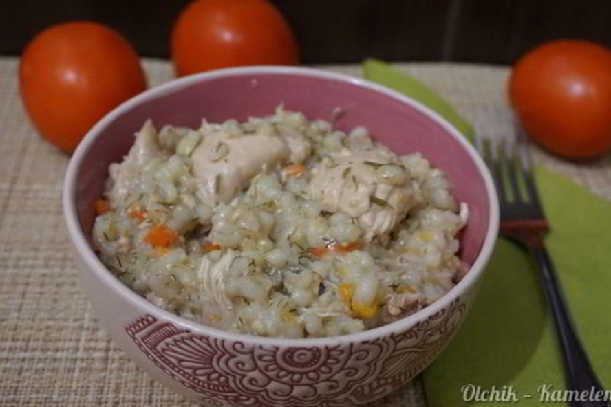 Рецепт перловки с курицей в мультиварке