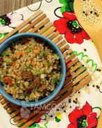 Перловка с тушенкой в мультиварке