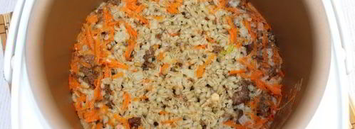 перловка с тушенкой в мультиварке. Шаг 10