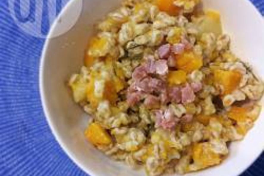 Рецепт перловки с тыквой и грудинкой