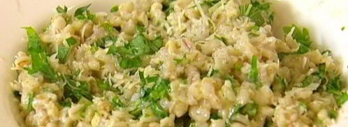 перловка с зеленью и сыром. Шаг 7