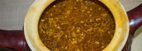 перловка в духовке в горшочке с мясом говядины. Шаг 16