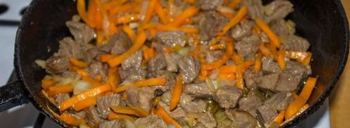 перловка в духовке в горшочке с мясом говядины. Шаг 9