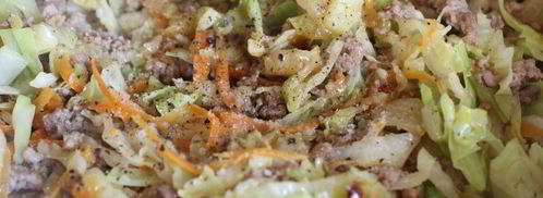 вкусная перловая каша с мясным фаршем и овощами. Шаг 5