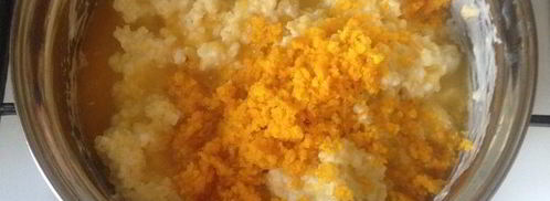 апельсиновая пшенная каша с карамельным бананом. Шаг 4