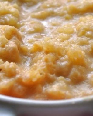 Молочная пшенная каша с медом