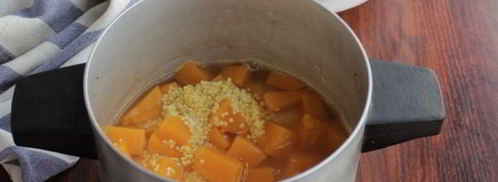 постная пшенная каша с тыквой. Шаг 7