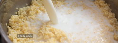 пшенная каша на молоке. Шаг 3