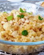 Пшенная каша с медом и кедровыми орешками