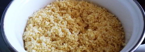 пшенная каша с медом и кедровыми орешками. Шаг 3