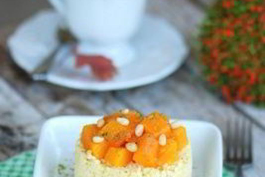 Рецепт пшенной каши с медовой тыквой и кедровыми орешками