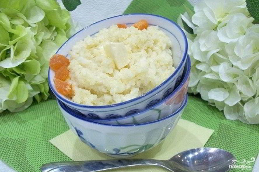 Рецепт пшенной каши с молоком