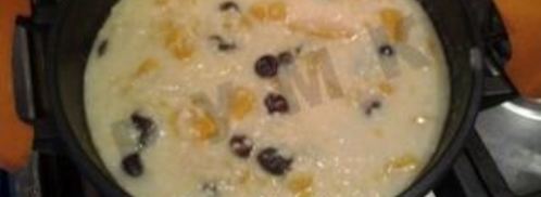 пшенная каша с тыквой и изюмом. Шаг 5