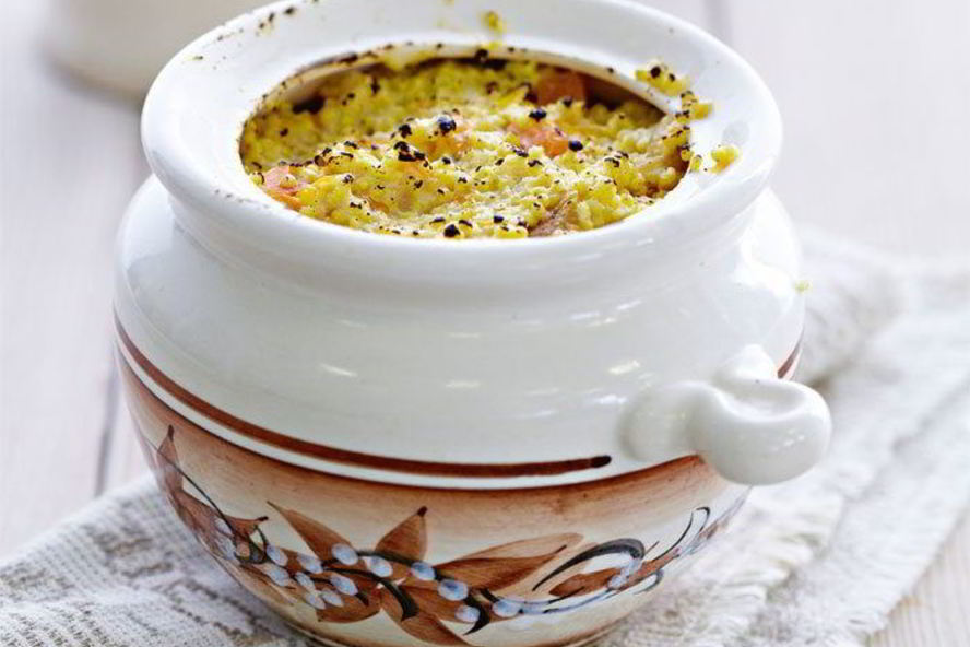 Рецепт пшенной каши с тыквой и курагой