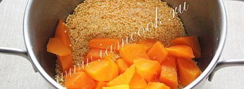 пшенная каша с тыквой и медом. Шаг 5