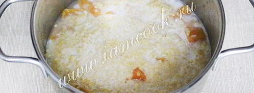 пшенная каша с тыквой и медом. Шаг 7