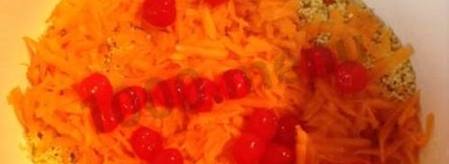 пшенная каша с тыквой, корицей и вишней. Шаг 5