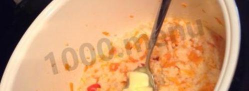 пшенная каша с тыквой, корицей и вишней. Шаг 8