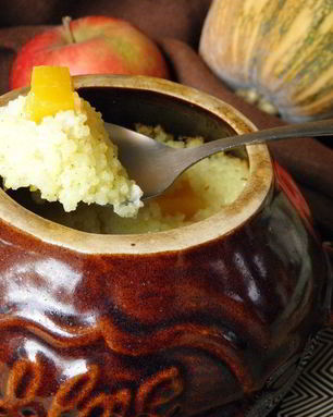 Пшенная каша с тыквой в духовке