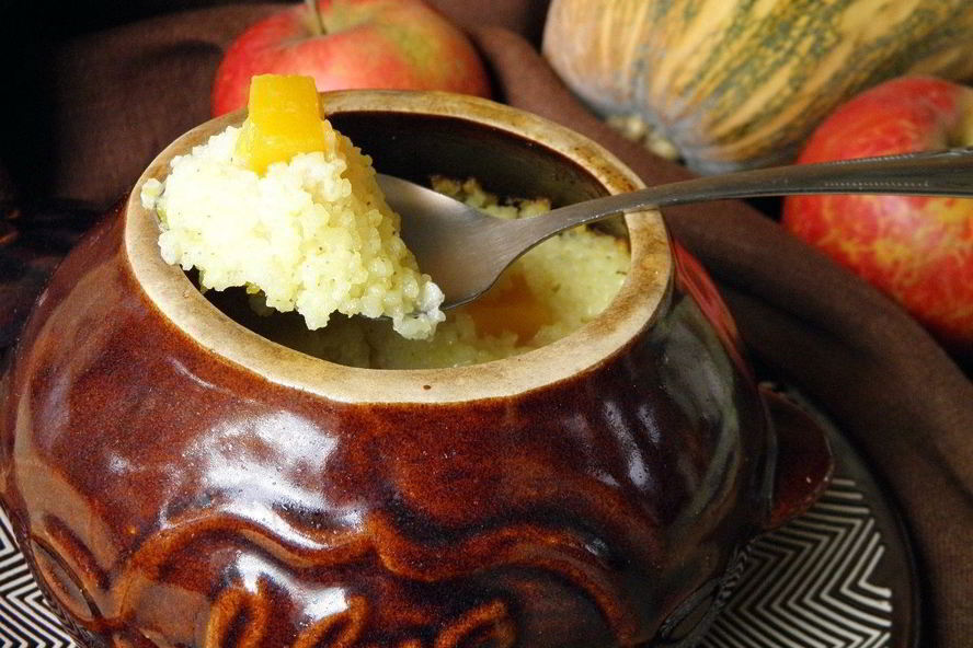 Рецепт пшенной каши с тыквой в духовке