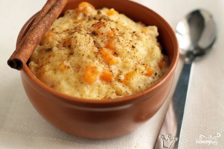 Рецепт пшенной каши с яблоками